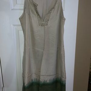 Banana Republic sleeveless silk dress